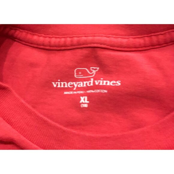 Vineyard Vines Merry Christmas Womens XL Pink Long Sleeve Tee T Shirt - Picture 3 of 5